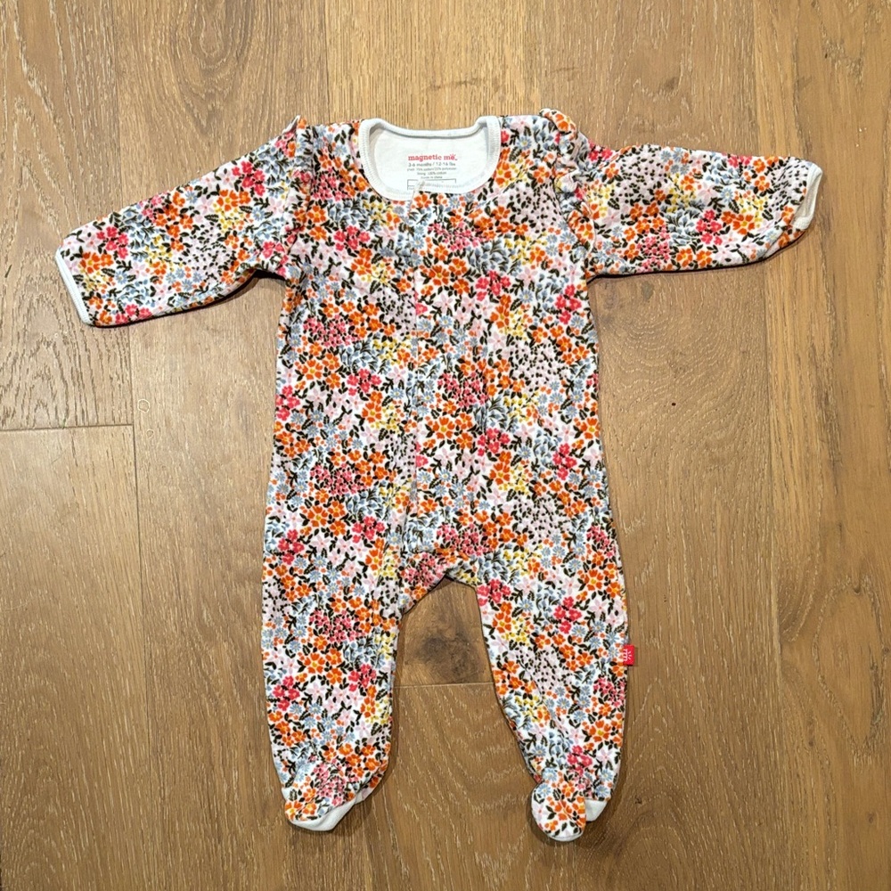 Magnetic Me Multicolor Floral Footie
